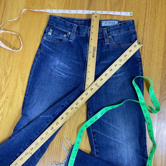 Adriano Goldschmied Jeans Cropped Flare High Rise Quinne (28R) - Picture 8 of 8